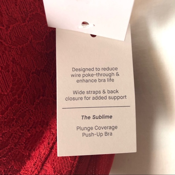 NWT Auden plunge push up bra The Sublime 46C - Picture 9 of 9
